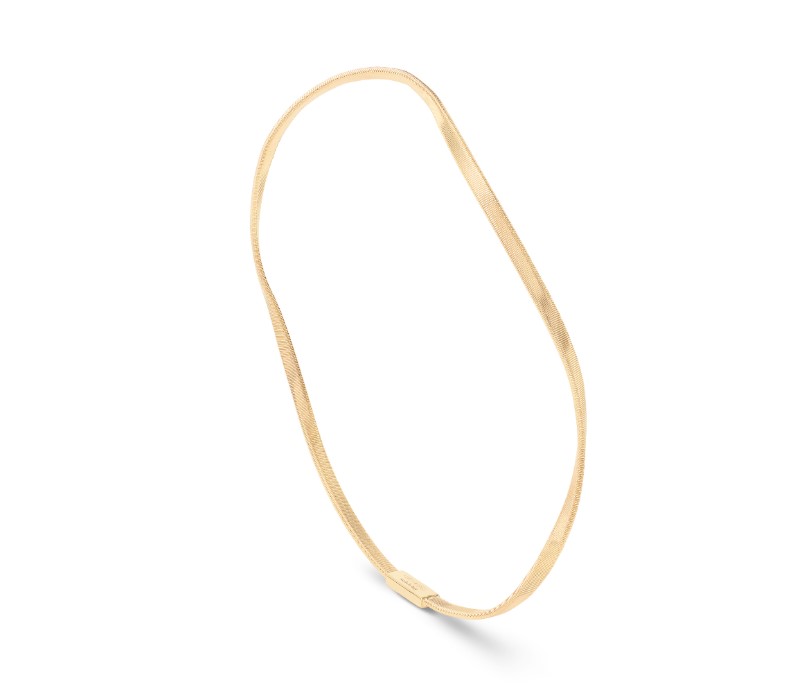 18Kt Yellow Gold Marrakech Twisted Bangle