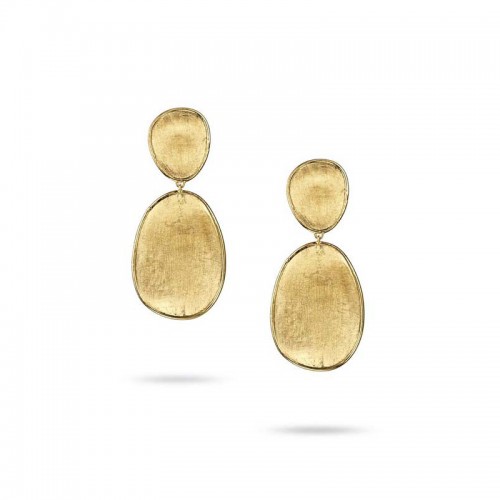 [OB1345__Y_02] 18Kt Yellow Gold Lunaria Double Drop Earrings